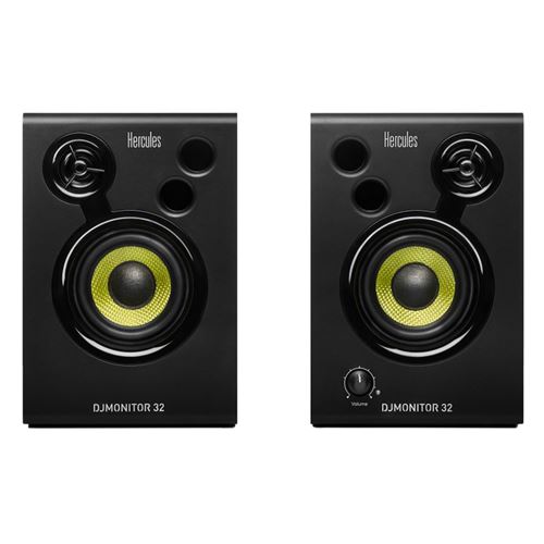 Pack d enceintes Hercules DJ Monitor 32 Noir