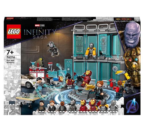 LEGO® Marvel 76216 L’armurerie d’Iron Man