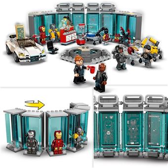 LEGO® Marvel 76216 L’armurerie d’Iron Man