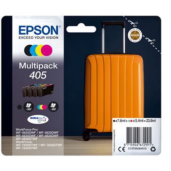 Pack de Cartouche d'encre Epson Valise 4 couleurs - 1