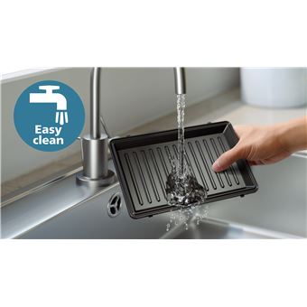 Gaufrier et croque-monsieur Philips HD2350/80 750W Argent Métal