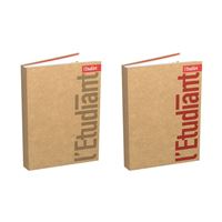 Agenda scolaire L’Etudiant 2022 2023 1 jour par page Eco Responsable 15 x 21 cm Modèle aléatoire