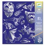 Jeu créatif Djeco 50 Stickers à gratter Iron