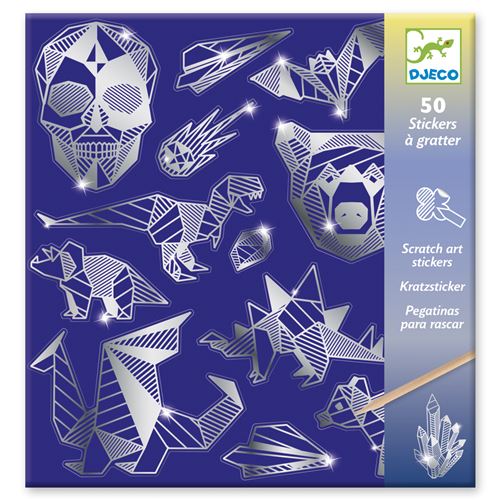 Djeco 50 krasstickers Iron