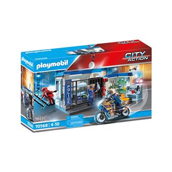 Playmobil City Action 70568 Police Poste de police et cambrioleur