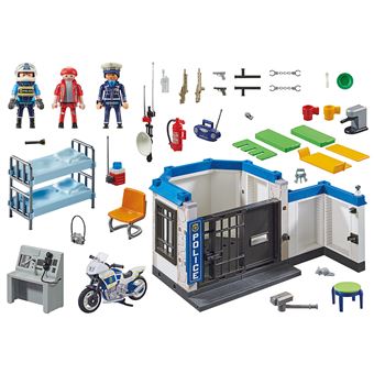 Playmobil City Action 70568 Police Poste de police et cambrioleur