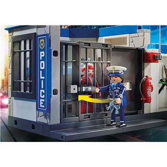 Playmobil City Action 70568 Police Poste de police et cambrioleur