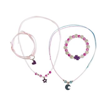 Kit Création De 10 Bagues Janod - Atelier Bijoux Enfant | 300 Perles + Fil Élastique | Développe Motricité Fine | Dès 7 Ans