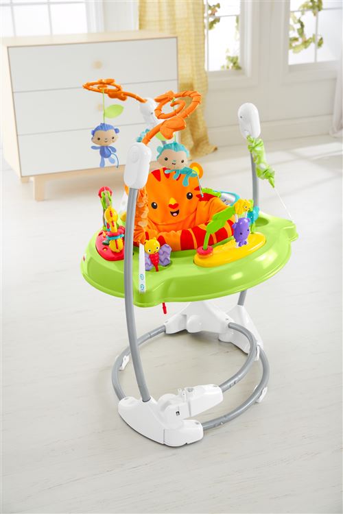 trotteur jumperoo de la jungle fisher price