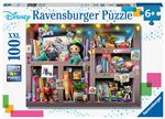 Puzzle 100 pièces XXL Ravensburger L’étagère du collectionneur Disney