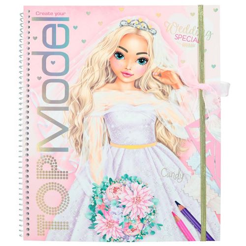 TOPModel Album a colorier create your wedding