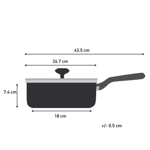 Poêle Tefal One Pick Pot Pan 24 cm G1678704 Vanille-24 cm