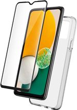 Pack Coque de protection en TPU Transparent + Protection d'écran en verre trempé pour pour Samsung Galaxy A13 4G Transparent