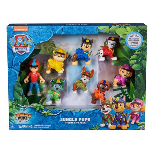 Multipack figurines Paw Patrol La Pat’Patrouille Jungle Pups