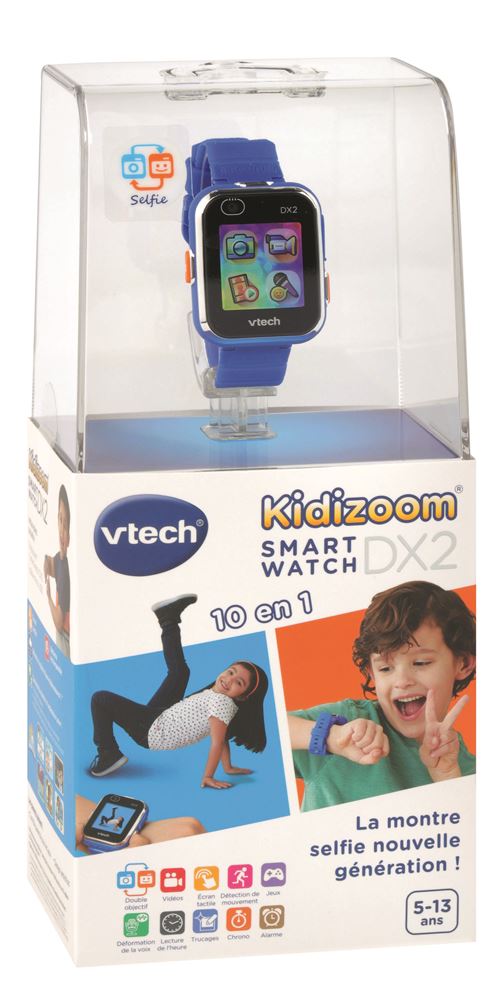 Vtech 193803 Kidizoom Smart Watch DX2 Bleu, Multi