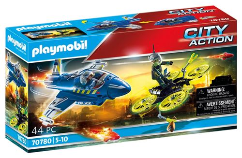 Playmobil City Action 70780 Jet De Police et Drone