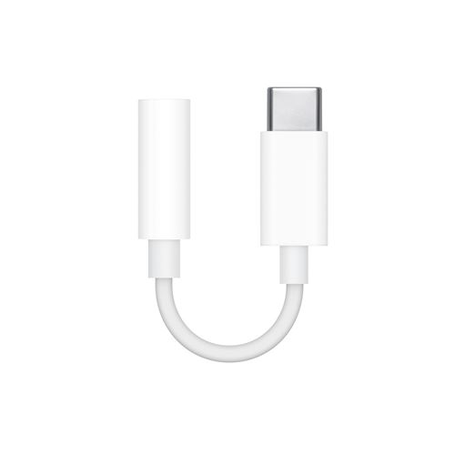 Adaptateur Apple USB‑C vers Mini Jack 3.5 mm Blanc