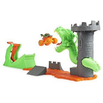 PLAYSET DUELING DRAGON + 1 VEHICULE DIE CAST 1:64