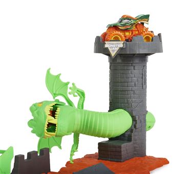 PLAYSET DUELING DRAGON + 1 VEHICULE DIE CAST 1:64