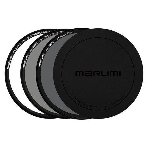 Kit de filtres Basic magnétique Marumi Slim 82 mm pour Réflex