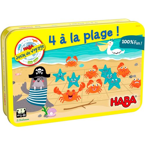 Jeu de voyage Haba 4 à la plage !