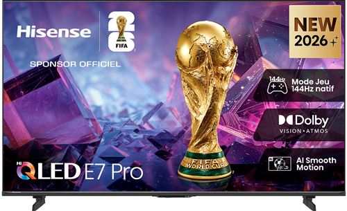 TV Hisense QLED 55E7S Pro 139 cm 2026