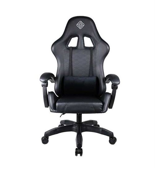 Chaise gaming ou de bureau GEM, dossier ergonomique inclinable, coussin lombaire, hauteur r&eacute;glable 