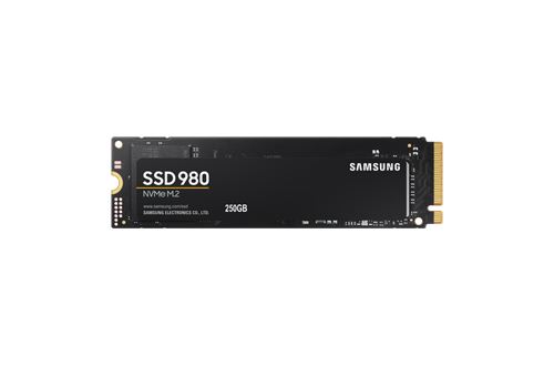 Disque SSD interne Samsung 980 NVMe M.2 PCIe 3.0 250 Go Noir