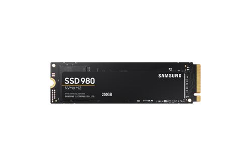 Disque SSD interne Samsung 980 MZ-V8V250BW NVMe M.2 PCIe 3.0 250 Go Noir