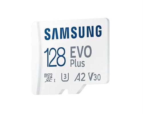 Carte mémoire micro SDXC Samsung Evo Plus 128 Go Blanc