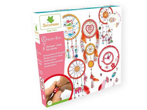 Kit créatif Au Sycomore Dream Box Attrapes Rêves Du Monde