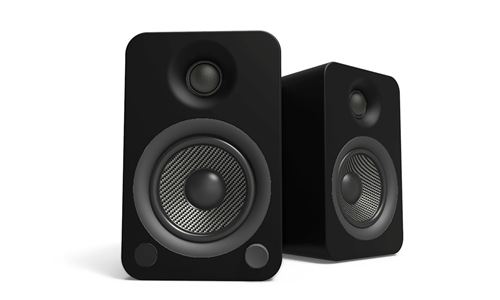 Enceintes actives Hifi Bluetooth Kanto YU4 Noir mat Vendues par paire