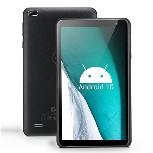Tablettete 7 pouces Android 10.0 qunyiCO Y-7, 2 Go de RAM 32 Go, écran d'affichage double caméra quadricœur 1024 x 600 IPS HD, Bluetooth, uniquement Wi-Fi