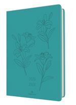 Agenda scolaire semainier Oberthur 2023 2024 25 PEFC S/S Summerside Vert Turquoise