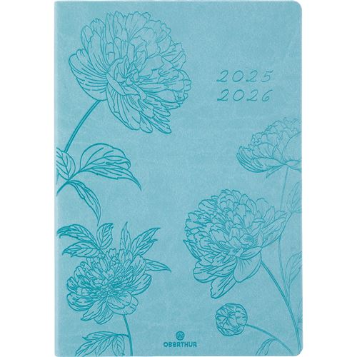 Agenda Scolaire Semainier Oberthur 2023 2024 25 Pefc S/S Summerside Vert Turquoise