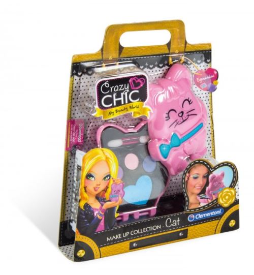 Mini palette de maquillage Clementoni Crazy chic chat