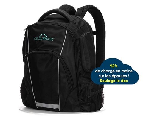 Sac à dos Gravipack Road Adventure Noir