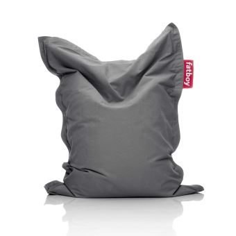 Pouf pour enfant Fatboy Stonewashed Gris