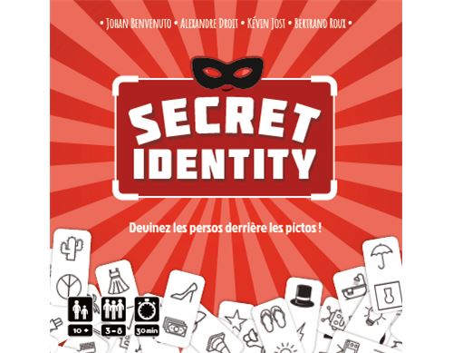 Jeu D'ambiance Gigamic Secret Identity Nouvelle Edition – Édition 2024, Déduction