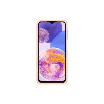 Coque souple ultra fine avec porte-carte intégrée Samsung pour Galaxy A23 5G Pêche