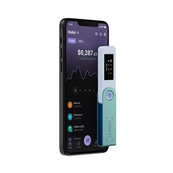 Cryptowallet Ledger Nano S Plus Vert Pastel