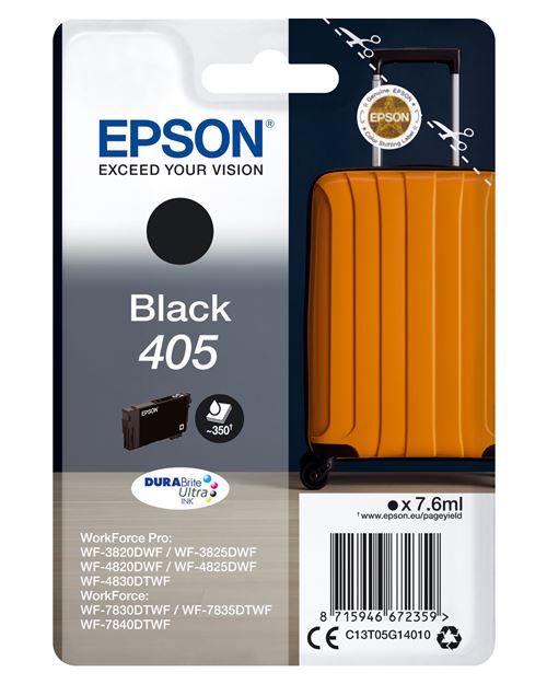 Cartouche d encre Epson Valise 405 Noir