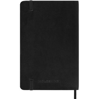 Agenda scolaire Moleskine 2022 2023 Semainier Horizontal format de poche Souple Noir