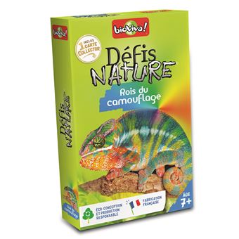 Jeu de défis Bioviva Défis Nature Rois du camouflage