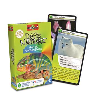 Jeu de défis Bioviva Défis Nature Rois du camouflage