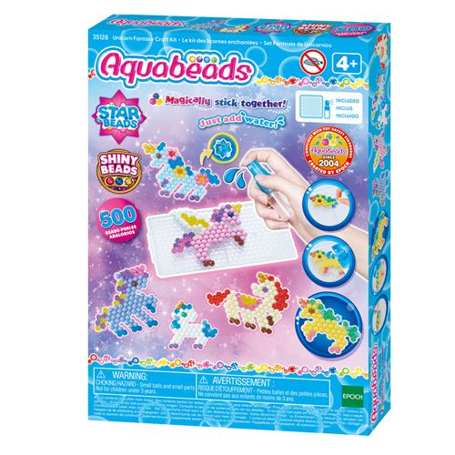 Le Kit des amies licornes AQUABEADS 800 perles Dès - vue 2