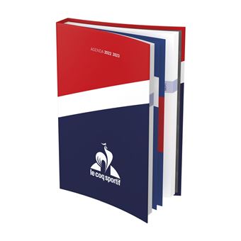 Agenda journalier Hamelin Le coq sportif 2022 2023 12 x 17 cm Modèle aléatoire