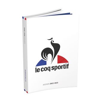 Agenda journalier Hamelin Le coq sportif 2022 2023 12 x 17 cm Modèle aléatoire