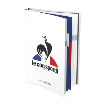 Agenda journalier Hamelin Le coq sportif 2022 2023 12 x 17 cm Modèle aléatoire