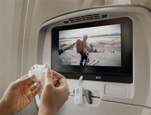 Adaptateur Avion Bluetooth 5.4 - Transmetteur Récepteur Audio 3.5mm AUX, Supporte 2 AirPods, AptX Pour Voyage, TV, Gym Et Voiture